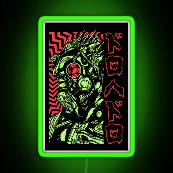 Kaiman DOROHEDORO Manga Anime Design IV1 RGB Neon Sign