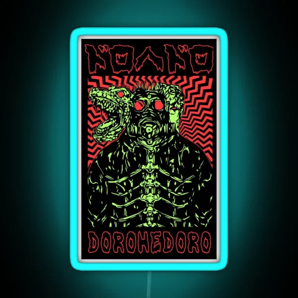 Kaiman DOROHEDORO Manga Anime Design V1 RGB Neon Sign