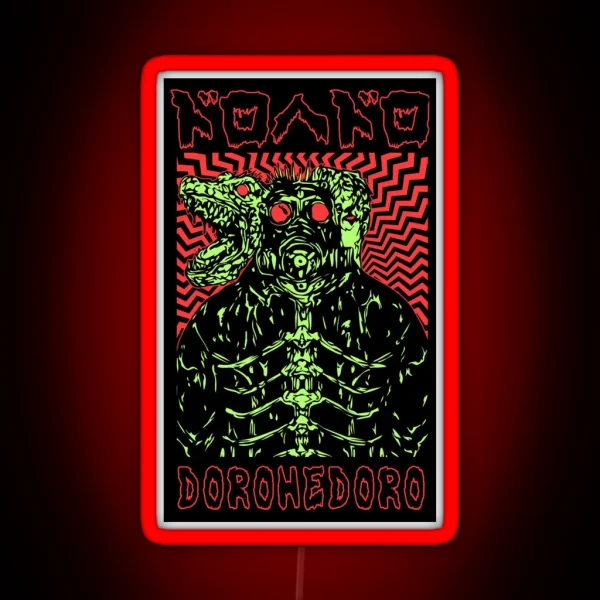 Kaiman DOROHEDORO Manga Anime Design V1 RGB Neon Sign