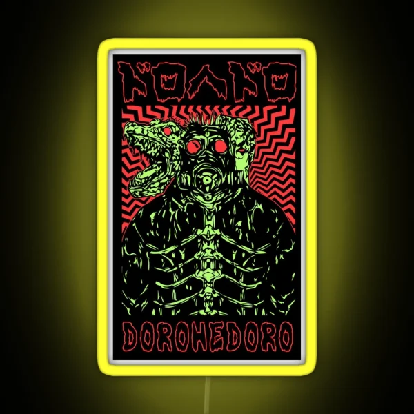 Kaiman DOROHEDORO Manga Anime Design V1 RGB Neon Sign