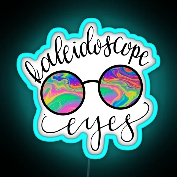 Kaleidoscope Eyes RGB Neon Sign