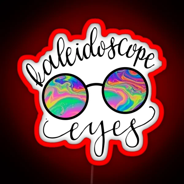 Kaleidoscope Eyes RGB Neon Sign