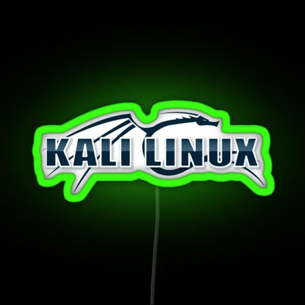 Kali Linux Logo RGB Neon Sign