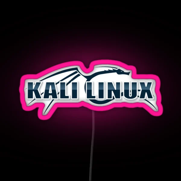 Kali Linux Logo RGB Neon Sign