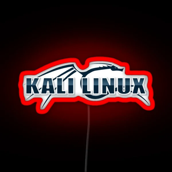 Kali Linux Logo RGB Neon Sign