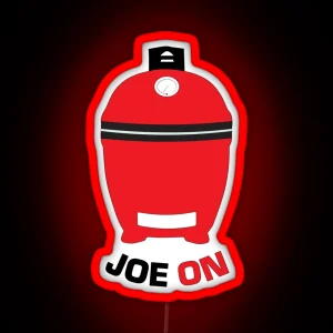 Kamado Joe Inspired JOE ON RGB Neon Sign