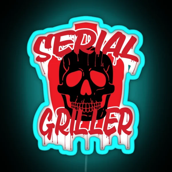 Kamado Joe Serial Griller Kamado Grill Gift RGB Neon Sign