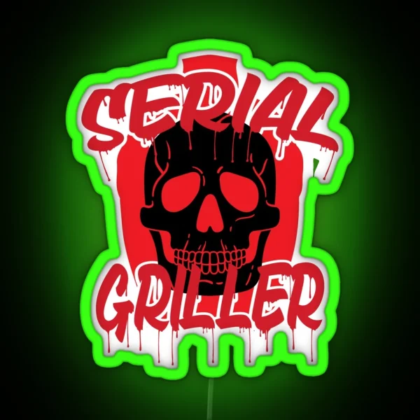 Kamado Joe Serial Griller Kamado Grill Gift RGB Neon Sign