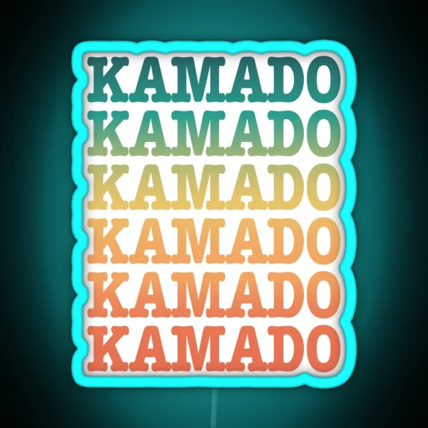Kamado Kamado Kamado Lots Of Kamado S RGB Neon Sign