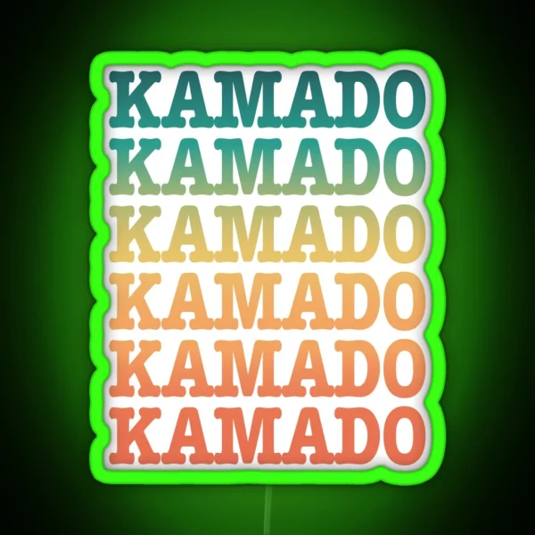 Kamado Kamado Kamado Lots Of Kamado S RGB Neon Sign