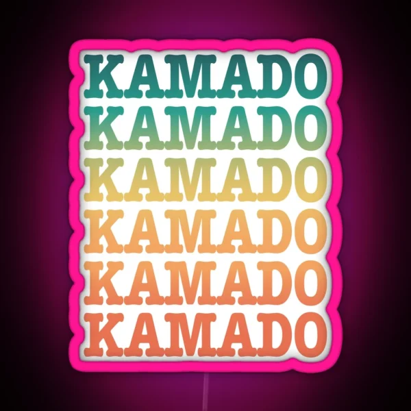 Kamado Kamado Kamado Lots Of Kamado S RGB Neon Sign
