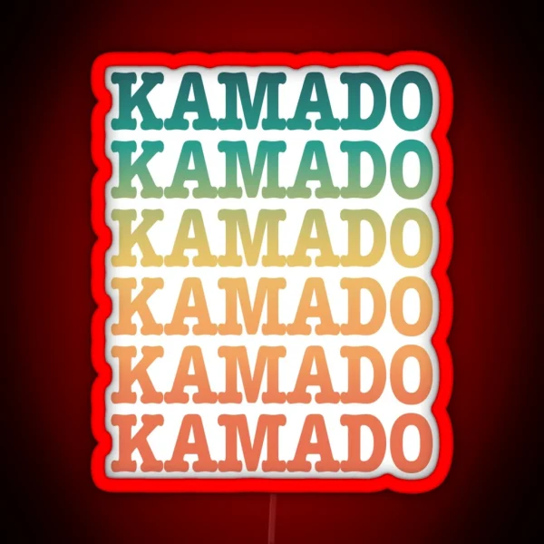 Kamado Kamado Kamado Lots Of Kamado S RGB Neon Sign