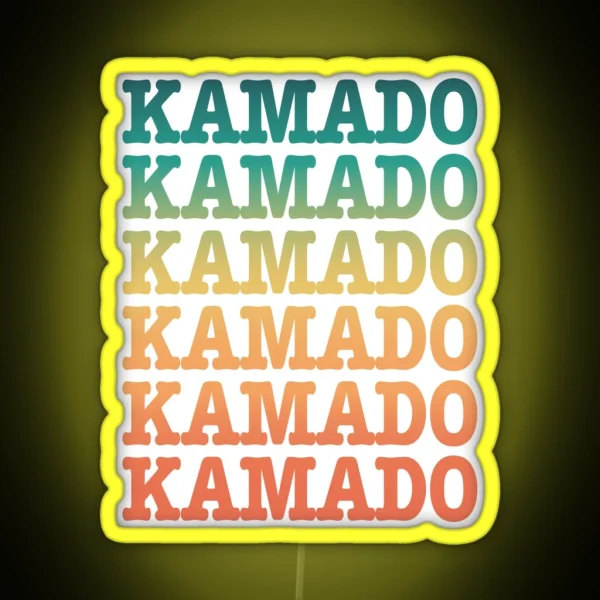 Kamado Kamado Kamado Lots Of Kamado S RGB Neon Sign