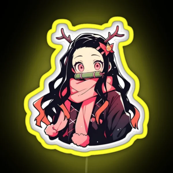 Kamado Nezuko RGB Neon Sign