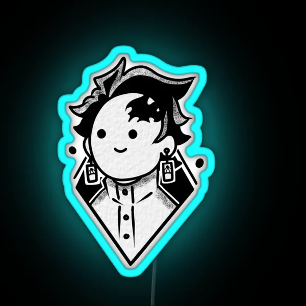 Kamado Tanjiro Chibi Led RGB Neon Sign