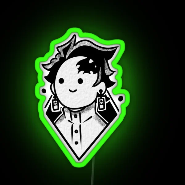 Kamado Tanjiro Chibi Led RGB Neon Sign