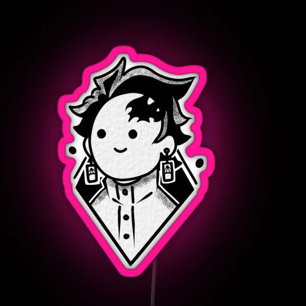 Kamado Tanjiro Chibi Led RGB Neon Sign