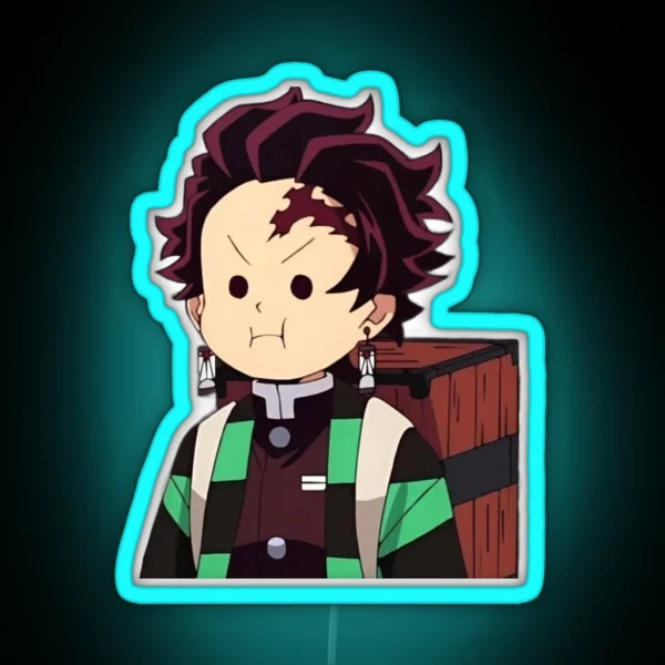 Kamado Tanjiro From Demon Slayer RGB Neon Sign