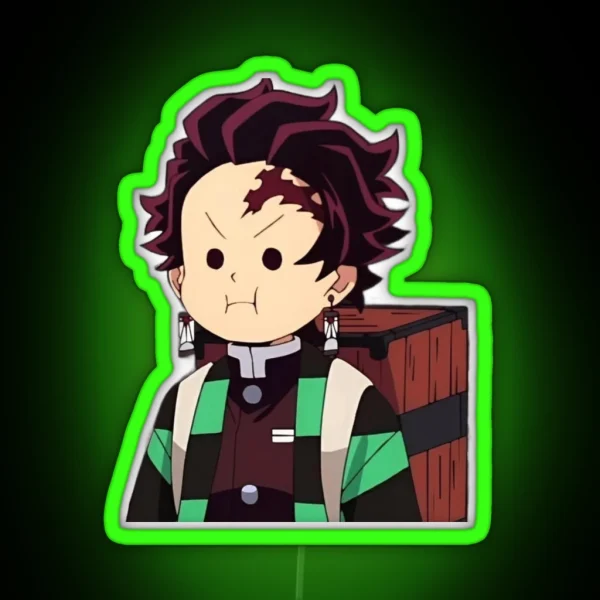 Kamado Tanjiro From Demon Slayer RGB Neon Sign