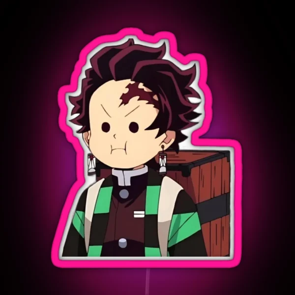 Kamado Tanjiro From Demon Slayer RGB Neon Sign