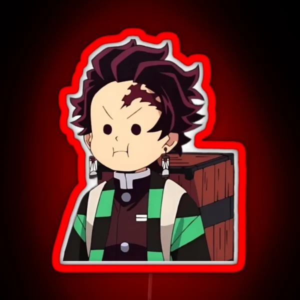 Kamado Tanjiro From Demon Slayer RGB Neon Sign
