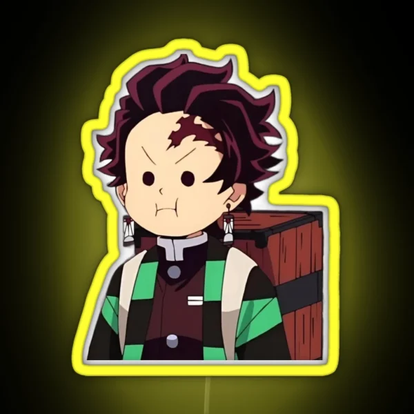 Kamado Tanjiro From Demon Slayer RGB Neon Sign