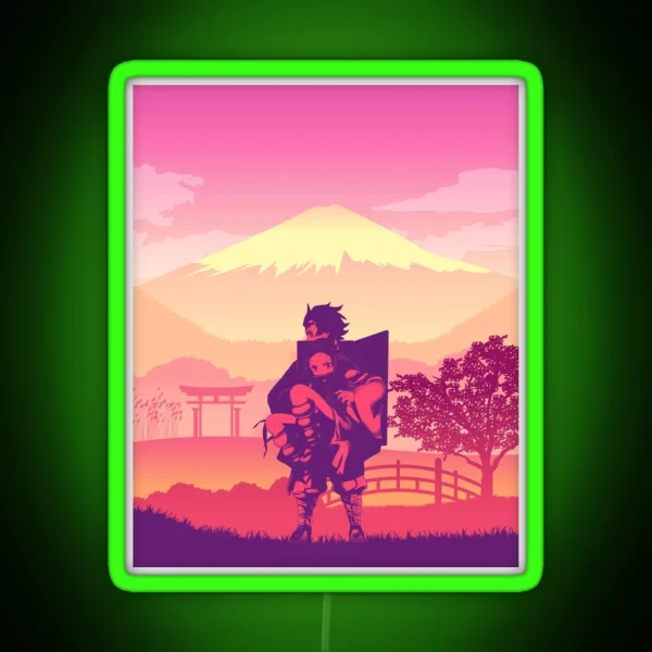 KAMADO TANJIRO RGB Neon Sign