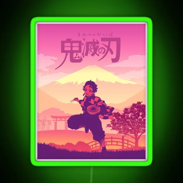 Kamado Tanjiro RGB Neon Sign