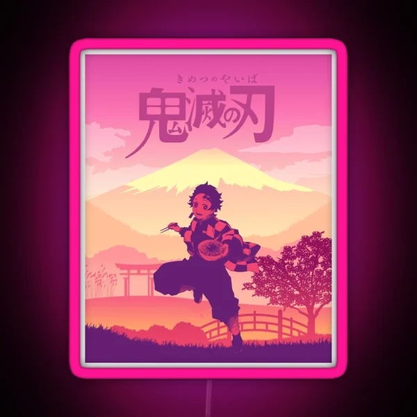 Kamado Tanjiro RGB Neon Sign