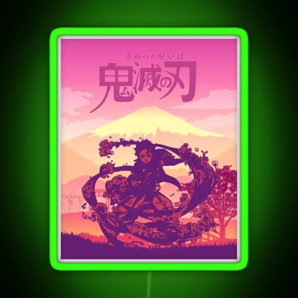 Kamado Tanjiro RGB Neon Sign