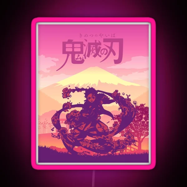 Kamado Tanjiro RGB Neon Sign