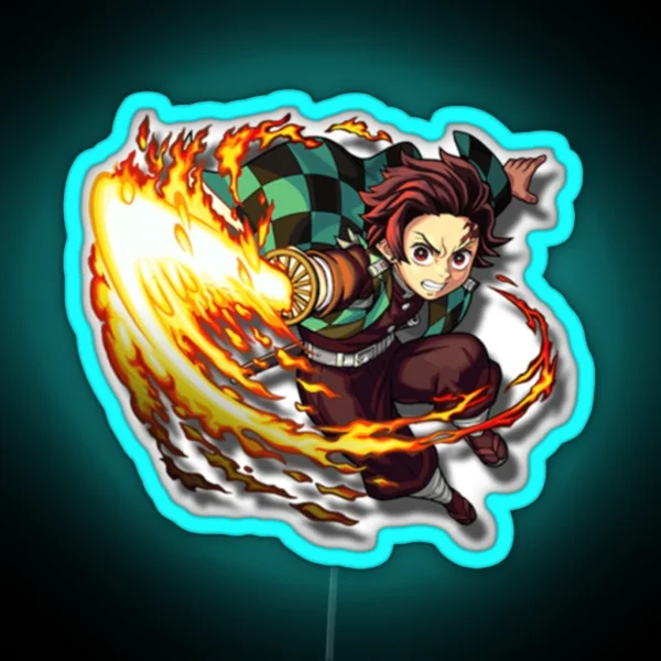 Kamado Tanjirou RGB Neon Sign