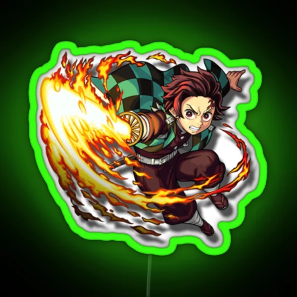 Kamado Tanjirou RGB Neon Sign