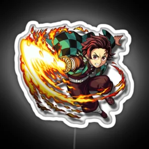 Kamado Tanjirou RGB Neon Sign