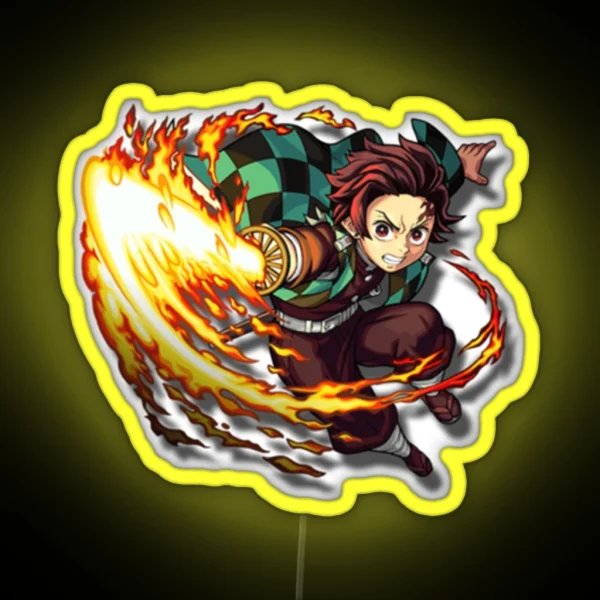 Kamado Tanjirou RGB Neon Sign
