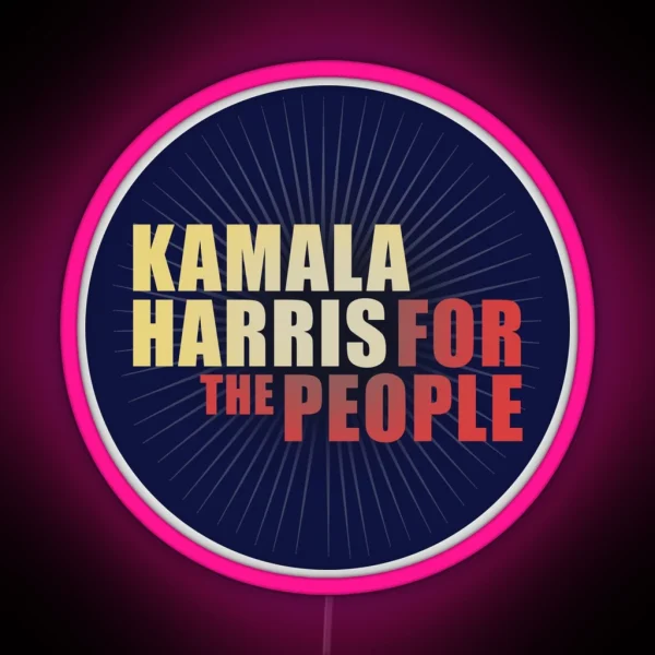 Kamala Harris For The People 2020 RGB Neon Sign