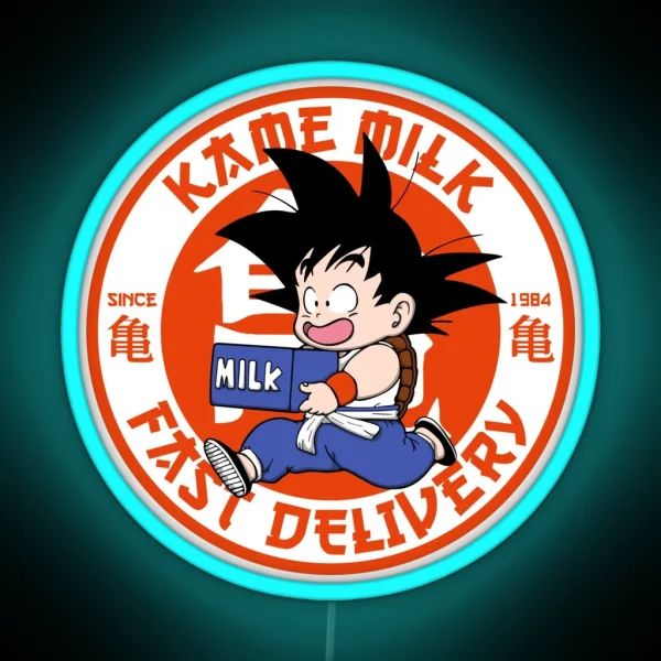 Kame Milk RGB Neon Sign
