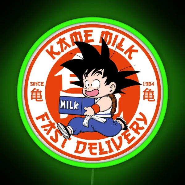 Kame Milk RGB Neon Sign