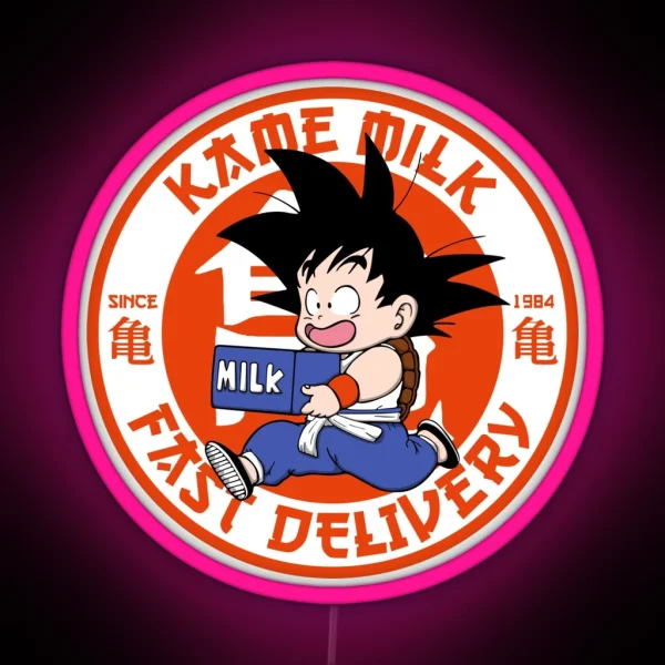 Kame Milk RGB Neon Sign