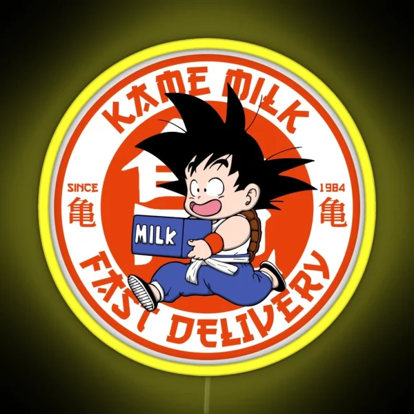 Kame Milk RGB Neon Sign