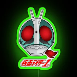 Kamen Rider 1 Ichigo Showa Masked Rider RGB Neon Sign