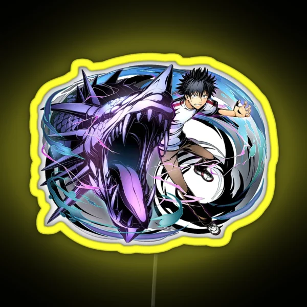 Kamijou Touma Toaru Majutsu No Index Anime A Certain RGB Neon Sign