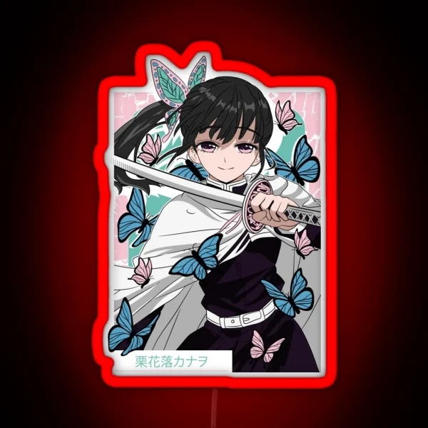 Kanao Tsuyuri Demon Slayer RGB Neon Sign