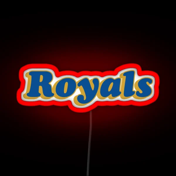 Kanas City Royals RGB Neon Sign