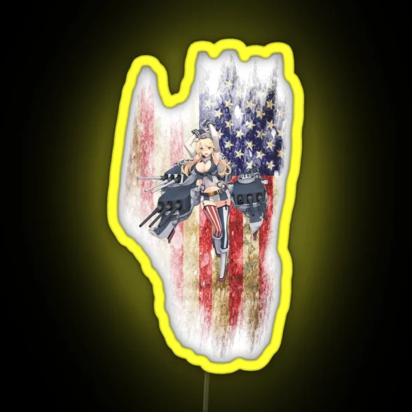 Kancolle Iowa RGB Neon Sign