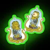 Kang And Kodos Treehouse Of Horror RGB Neon Sign - Image 4
