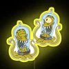 Kang And Kodos Treehouse Of Horror RGB Neon Sign - Image 5