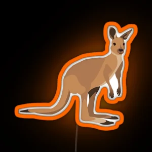 Kangaroo RGB Neon Sign