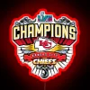 KANSAS CHAMPIONS CHIEFS LVII RGB Neon Sign - Image 2