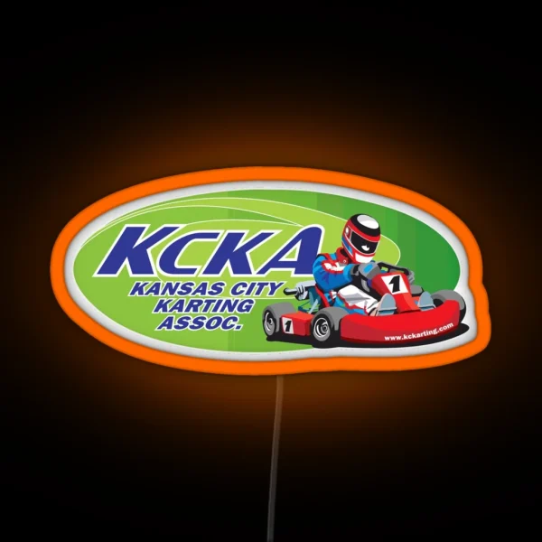 Kansas City Karting Logo RGB Neon Sign